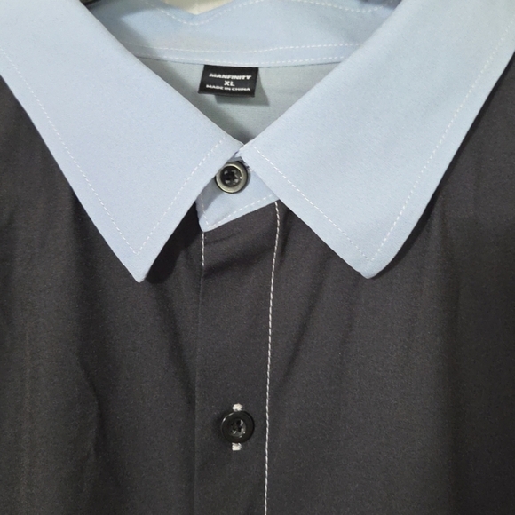 Manfinity Ombre Button-Up Shirt Size XL - Picture 3 of 7